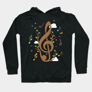 Cleft key branched tree Hoodie